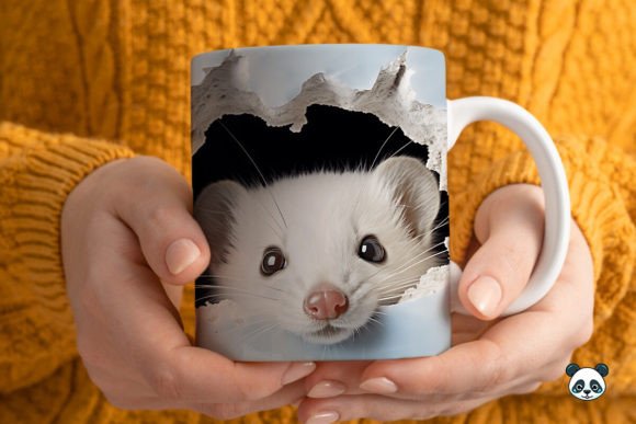 3D Ermine Mug Wrap Sublimation for Creators