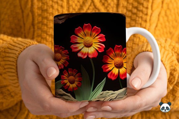 3D Helenium Mug Wrap Sublimation 2 Guide