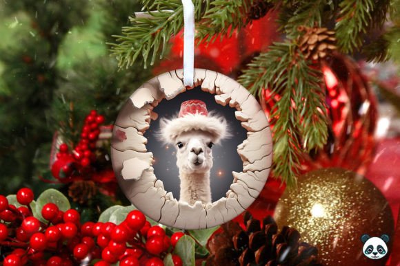 Alpaca 3D Christmas Ornament Design Guide