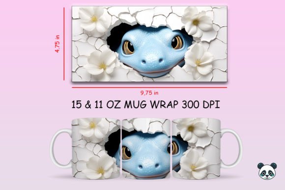 Bringing Ocean Life to Your Shop with the 3D Eel Mug Wrap Png 1