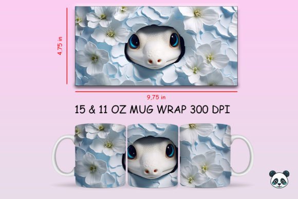 Bringing the Deep Ocean to Your Coffee Cup with 3D Eel Mug Wrap Png 5