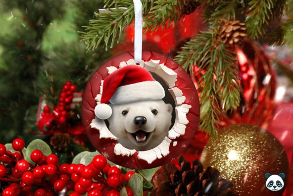 Creating Magical Holiday Decor with the Polar Bear 3D Christmas Ornament 3 Design