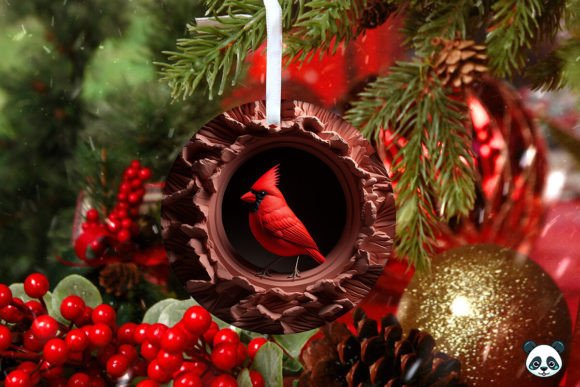 Evaluating the 3D Red Cardinal Christmas Ornament 3 for Sublimation Projects