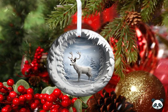 Evaluating the 3D Reindeer Christmas Ornament 3 Design for Sublimation Projects