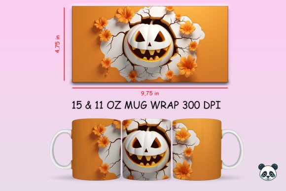 Mastering the 3D Jack-O-Lantern Mug Wrap for Professional Sublimation Results