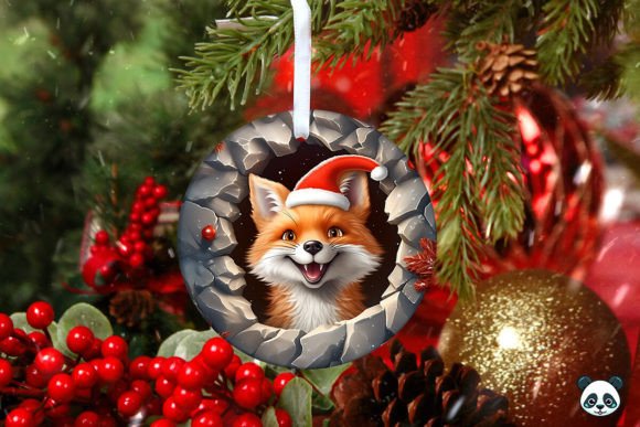 Mastering the Art of 3D Sublimation: A Deep Dive into the Red Fox Christmas Ornament Design
