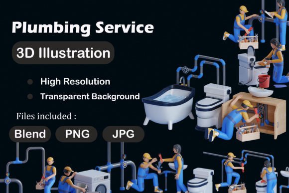Maximizing Visual Impact with the 3D Plumbing Service Pack