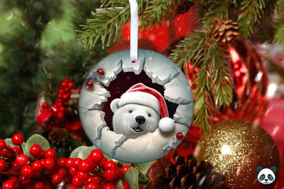 Polar Bear 3D Christmas Ornament: A Sublimation Guide