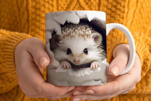 Unlocking Creativity: The Ultimate Guide to 3D Hedgehog Mug Wrap Sublimation Designs