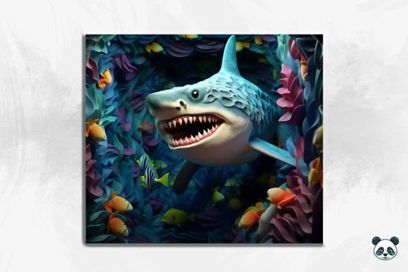 Unlocking Creativity with 3D Shark Skinny Tumbler Wrap Designs: A Comprehensive Guide to Digital Sublimation